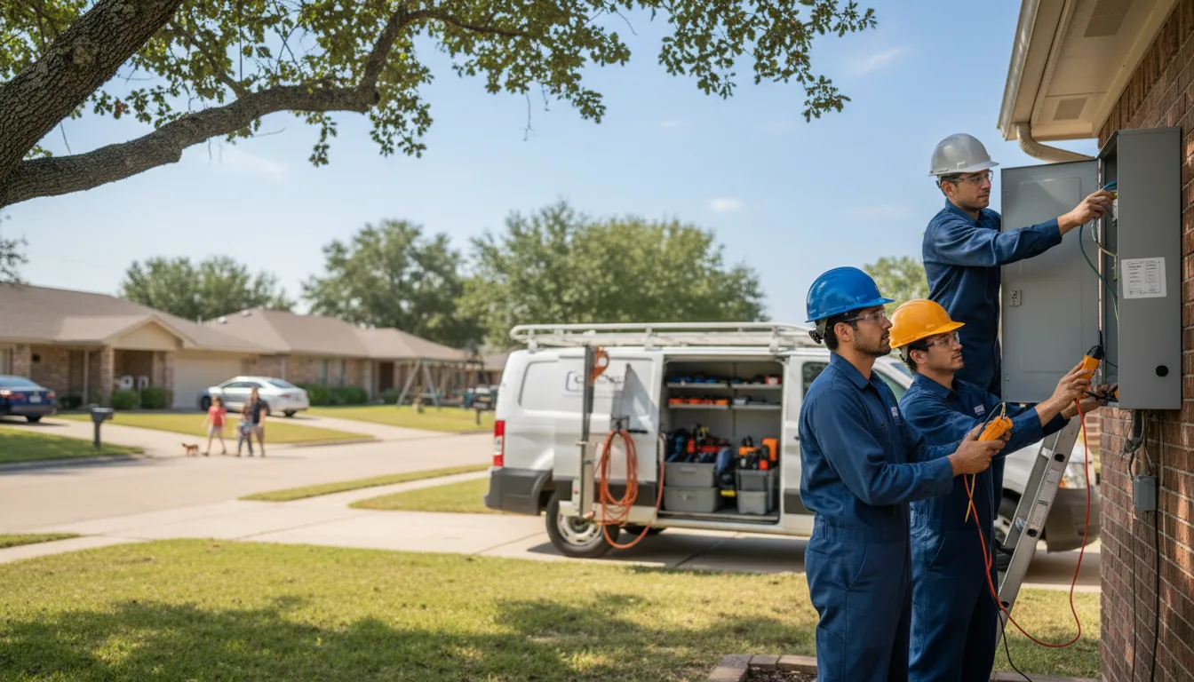 Certified electrician providing emergency electrical services in Idabel, OK